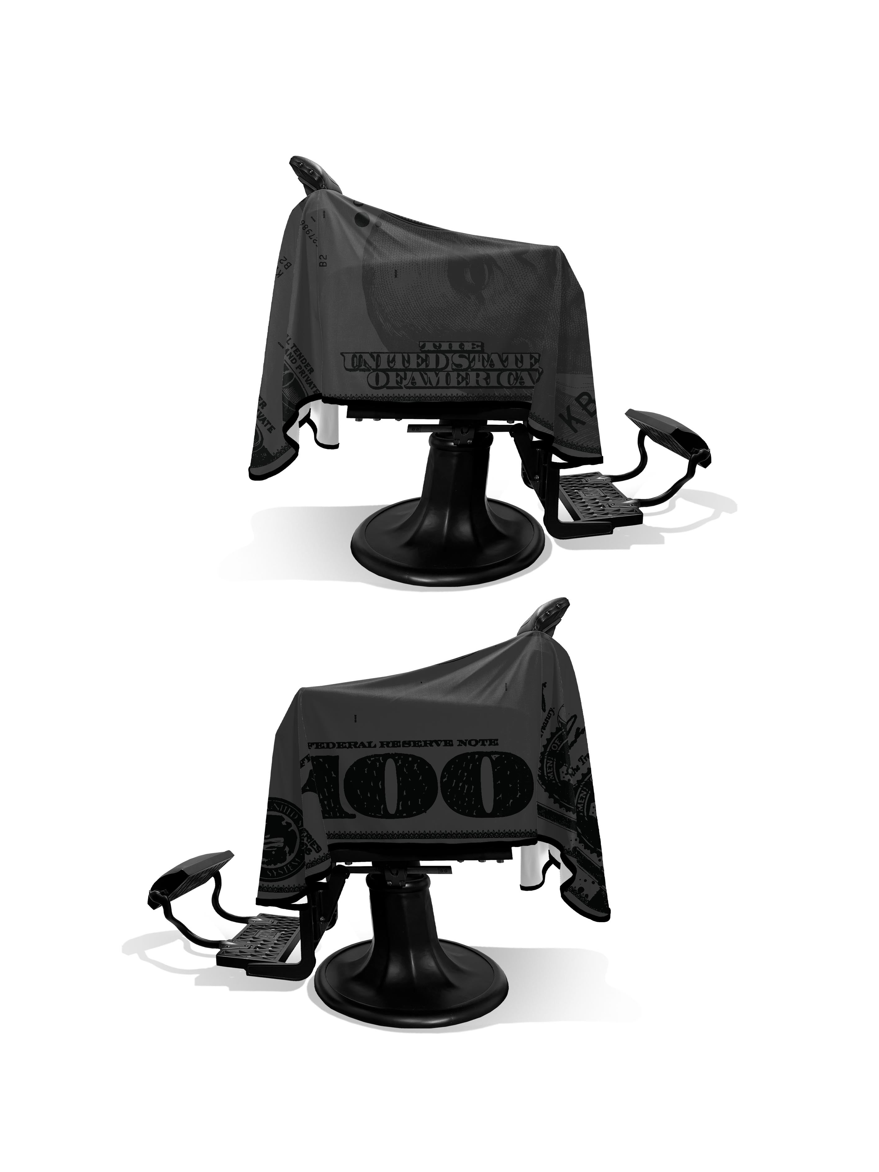 $100 Bill (BLACKOUT) PRO Cape